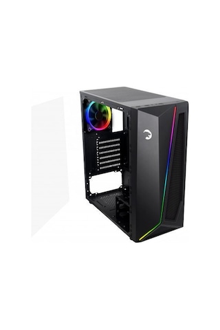 Gamepower Dark Side 1X120Mm Argb Fan Argb Led Bar Temperli Kasa