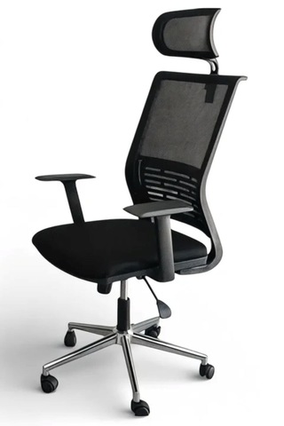 Neonx Spring Pro Başlıklı Çalışma Koltuğu Ofis Koltuğu Lüx Yönetici Koltuğu Siyah