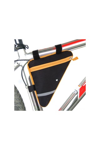 Jeemson Gece Bisiklet Çantası - Su Geçirmez, Reflektörlü, Pratik Montaj, 20x18.5x4cm Siyah