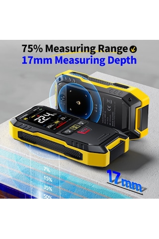 Fnirsi Wmt-10 Temassız Endüktif Ahşap Ve Duvar Nem Ölçer Higrometre
