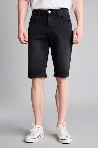 Defacto Regular Fıt Kemerli Bel Jean Bermuda Şort G8662ax26smnm40 Siyah-nm40