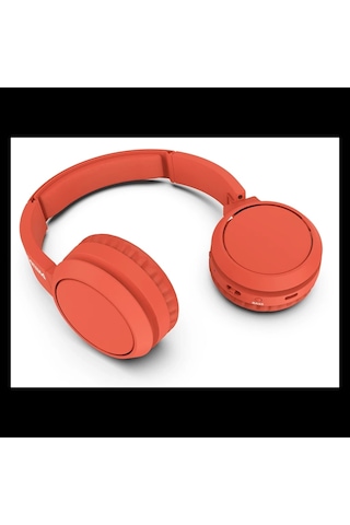 Phılıps Tah4205rd/00, Kırmızı, Bluetooth 5.0, Kablosuz, Bas Arttırma Düğmesi, Yastıklı Kafa Bandı, 2