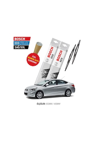Hyundai Accent Blue Silecek Takımı 2011-2015 Bosch Eco
