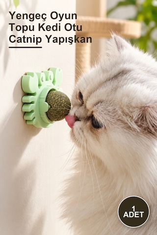 1 Adet Yengeç Oyun Topu Kedi Otu Catnip Yapışkan