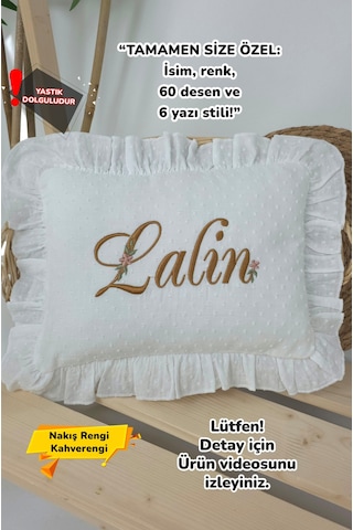 Gros Shop Müslin Yeni Doğan 4katlı Organik %100pamuk Kişiye Özgü Nakışlı Hastane Çıkış Seti-papatya Model1 Beyaz-2
