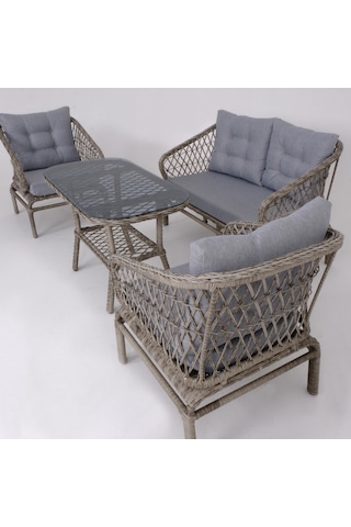Serenity İkili Rattan Bahçe Ve Balkon Oturma Grubu Rehome