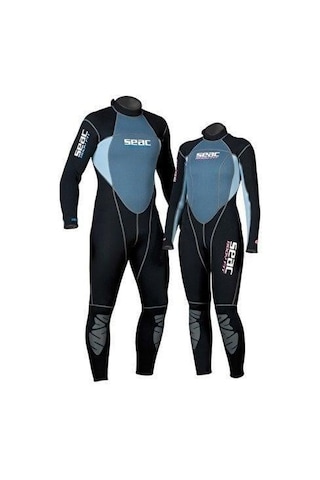 Seac Sub Elbıse Tek Parca Body Fıt Bayan 3mm-982 Çok Renkli