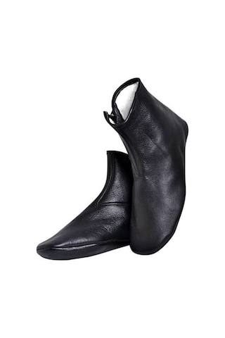 Astarlı Koyun Derisi Fermuarlı Unisex Çorap Mest