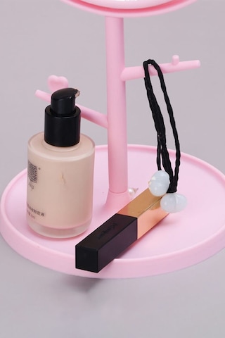 Chavin Pembe Plastik Takı Stand Masa Aynası Cin498pm