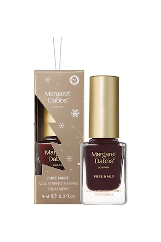 Pure Nail Strengthening Christmas Tree Bauble - The Liberty - Yılbaşı Özel Tırnak Güçlendirici Bordo Oje 9ml