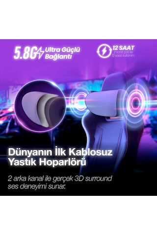Oxs Thunder Pro+ Gaming Soundbar, Kablosuz Yastık Hoparlör, 7.1.2 Dolby Atmos HDMI eARC, 3D Ses, 180W