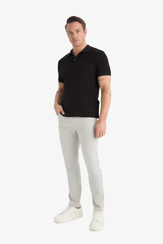 Defacto Slim Fit Dar Kesim Dar Paça Dokulu Pantolon E7959ax25augr184 Gri