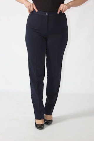 Moda Berray 2555 Gizli Cep Modeline Sahip Büyük Beden Pantolon Lacivert Lacivert