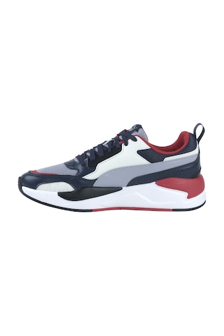 Puma 373108 88 X-ray 2 Square Navy/gray Fog/gray/club Red Erkek Sneaker 001 Mavi