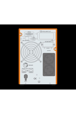 Makelsan Powerback SE Serisi 1 kVA Online 1F-1F 2-9Ah Akü