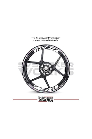 Yamaha Yzf-r3 Yazılı Jant Sticker Dış Ve İç Set Sticker Jant Şeridi Hologram 99811102