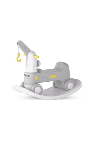 Teknum 2 In 1 Gri Sallanır Ve Sürmeli Ride On Araba Sallanan Oyuncak