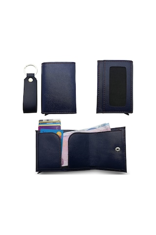 Kişiye Özel Mekanizmalı Erkek Kartlık Tesbih Çakmak Anahtarlık Siyah Set Renk-Hediye Paket Seçenek Erkek Cüzdan & Kartlık 23833044