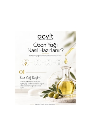 Acvit Koruyucu ve Yenileyici Saf Ozon Yağı 50 ML