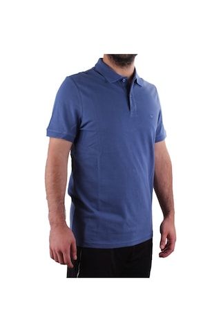 Twister 2341 İndigo Günlük Kısa Kol Normal Kesim Pamuklu Polo Yaka Erkek Tişört İndigo