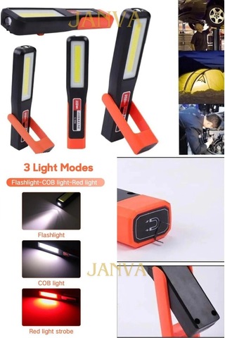 Pasajdanal Profesyonel Acil Durum Tamirci Feneri Mıknatıslı Şarjlı Sarı