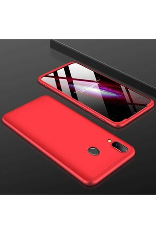 Galaxy M20 Kılıf Zore Ays Kapak Kırmızı
