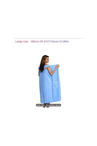 Guangzhou 1 Adet Yumuşak Ve Emici Ananas Baskılı Bornoz Mikrofiber Large L Mavi