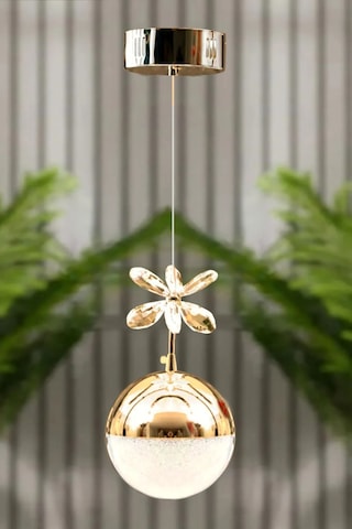 Kelebek Gold 3 Renk Ledli Kristal Taşlı Modern Led Avize Koridor Çocuk Odası Oturma Odası Gold