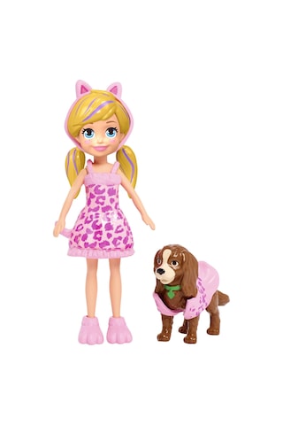 Polly Pocket ve Hayvan Dostu Kostüm Giyiyor Oyun Seti GDM15