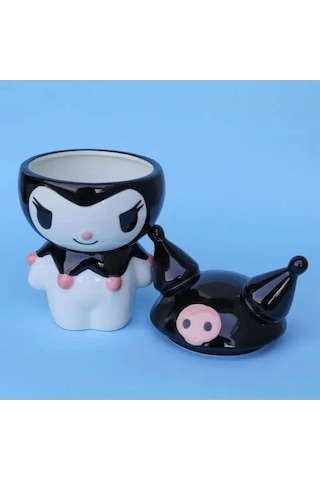 Sanrio Kuromi Kapaklı Kupa Renkli Sanrio Kuromi Kapaklı Kupa Renkli