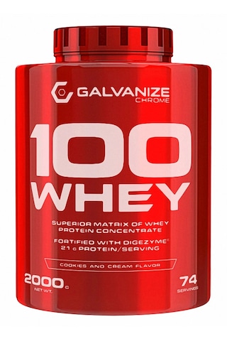Galvanize Nutrition 100 Whey Protein 74 Servis 2000 Gr Kurabiye Kurabiye