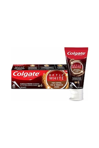 Colgate Optic White Kahve Çay ve Tütün Kullananlar İçin Diş Macunu 50 ML
