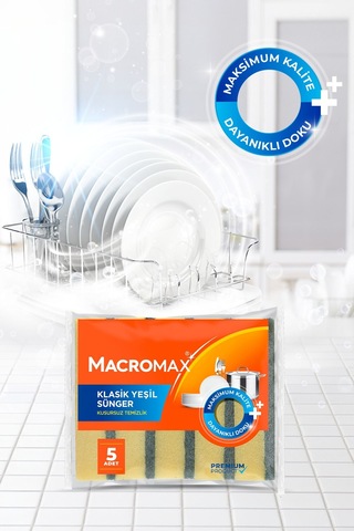 Klasik Yeşil Sünger - 2x5 Avantaj Paket