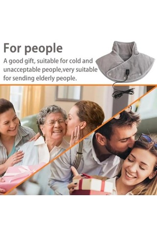 Besthome1 Elektrikli Isıtmalı Sarı Boyun Ve Sırt Masaj Aleti, Akıllı Şarj Edilebilir Sarı