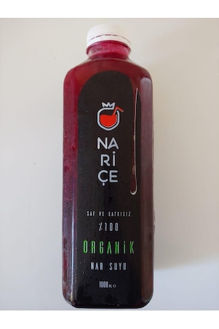 Nariçe Saf Ve Katkısız % 100 Organik Nar Suyu 10 x 1 L