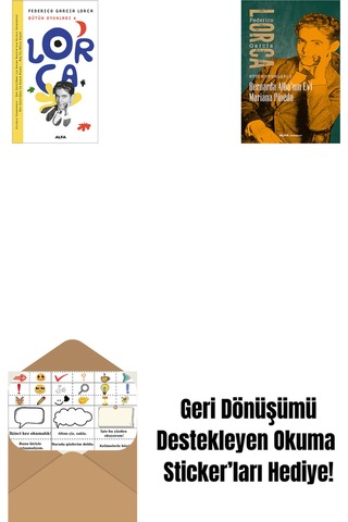 Lorca Bütün Oyunları 4 + Bernarda Alba Nın Evi Mariana Pineda + Okuma Sticker'ları