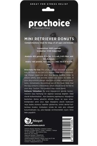 Prochoice Mini Retriever Donuts Köpekler İçin Mini Donut Ödül Maması 3 Parça