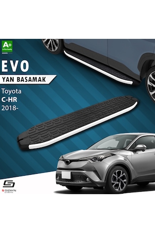 S-dizayn Toyota C-hr Evo Aluminyum Yan Basamak 173 Cm 2018 Üzeri