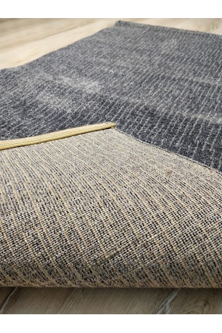 Eko Halı Lotto Lt01 D.Gri Sade Desenli Halı 80X150 Cm