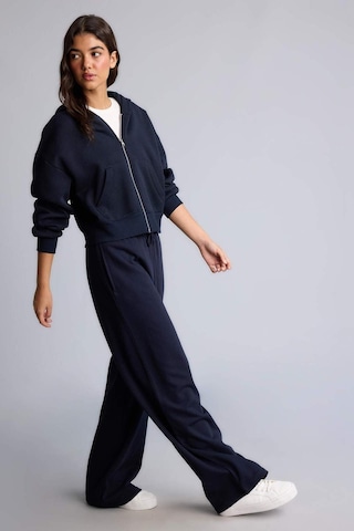 Defacto Regular Fıt Kapüşonlu Kalın Fermuarlı Lacivert Basic Sweatshirt I2412ax26aunv248 Lacivert-nv248