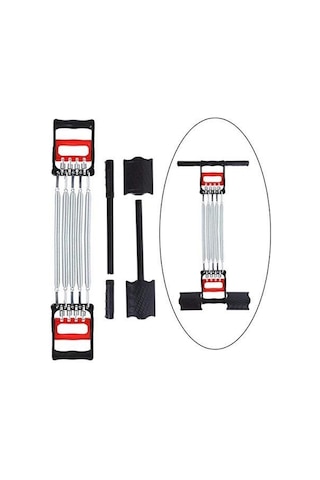 Clifton Kademe Sertlik Ayarlanabilir Çelik El - Ayak & Göğüs Yayı Kırmızı - Siyah