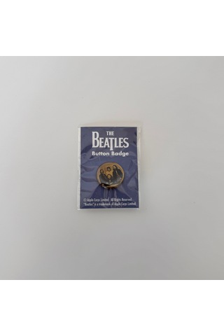 The Beatles Rozet Pinback Button Siyah 49301059