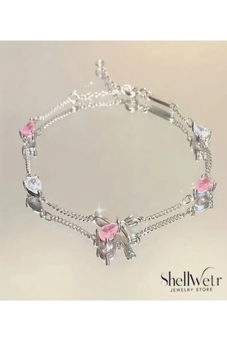 Amarok Fiyonklu Bileklik Gümüş Kaplama Allerji Yapmaz Gümüş