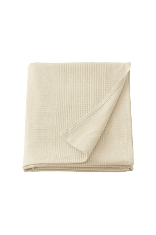 Ikea Indıra Polar Koltuk Örtüsü Tek Kişilik 150 X 250 Cm Krem