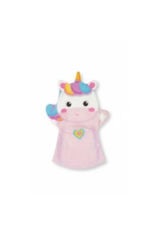 Toys2you Büyük Boy Keçe El Kuklası - Unicorn Beyaz - Lila - Pembe - Siyah