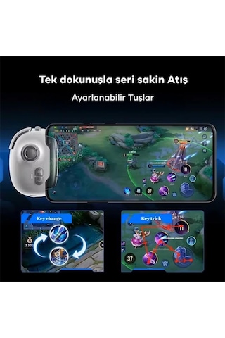 Coofbe 400mah Bluetooth 5.0 Telefon Joystick Kontrol Telefon Oyun Konsolu Android Ve Ios Uyumlu