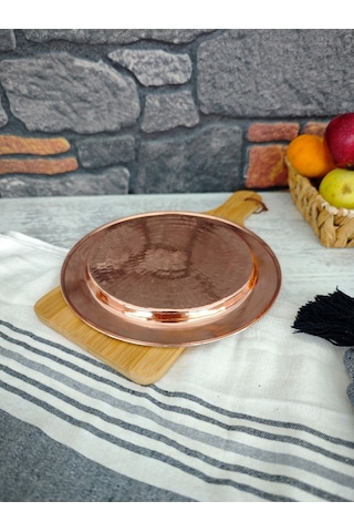 Modabakir Künefe Tabağı, Künefe Tepsisi Bakır 22 Cm