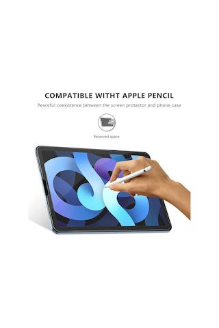 Ipad Air 5 Ve Air 4 10.9 Inç 2022 Ekran Koruyucu Nano Teknoloji Kırılmaz Cam