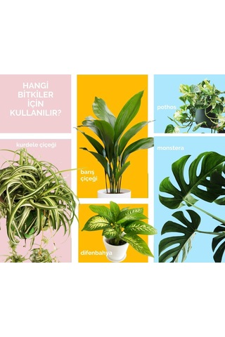 Plot Özel Karışım İç Mekan Bitki Toprağı/tropik Bitki - Çiçek Toprağı / 5-10-15-25 Litre 5 Litre