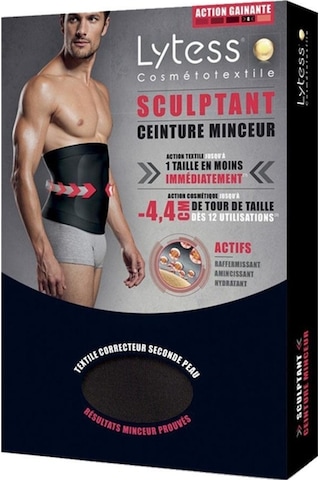 Lytess Erkekler İçin Sıkıştırıcı Etkili Siyah Korse - Men Sculpt&slim Slimming Belt Xxl 3662019000289 No Color